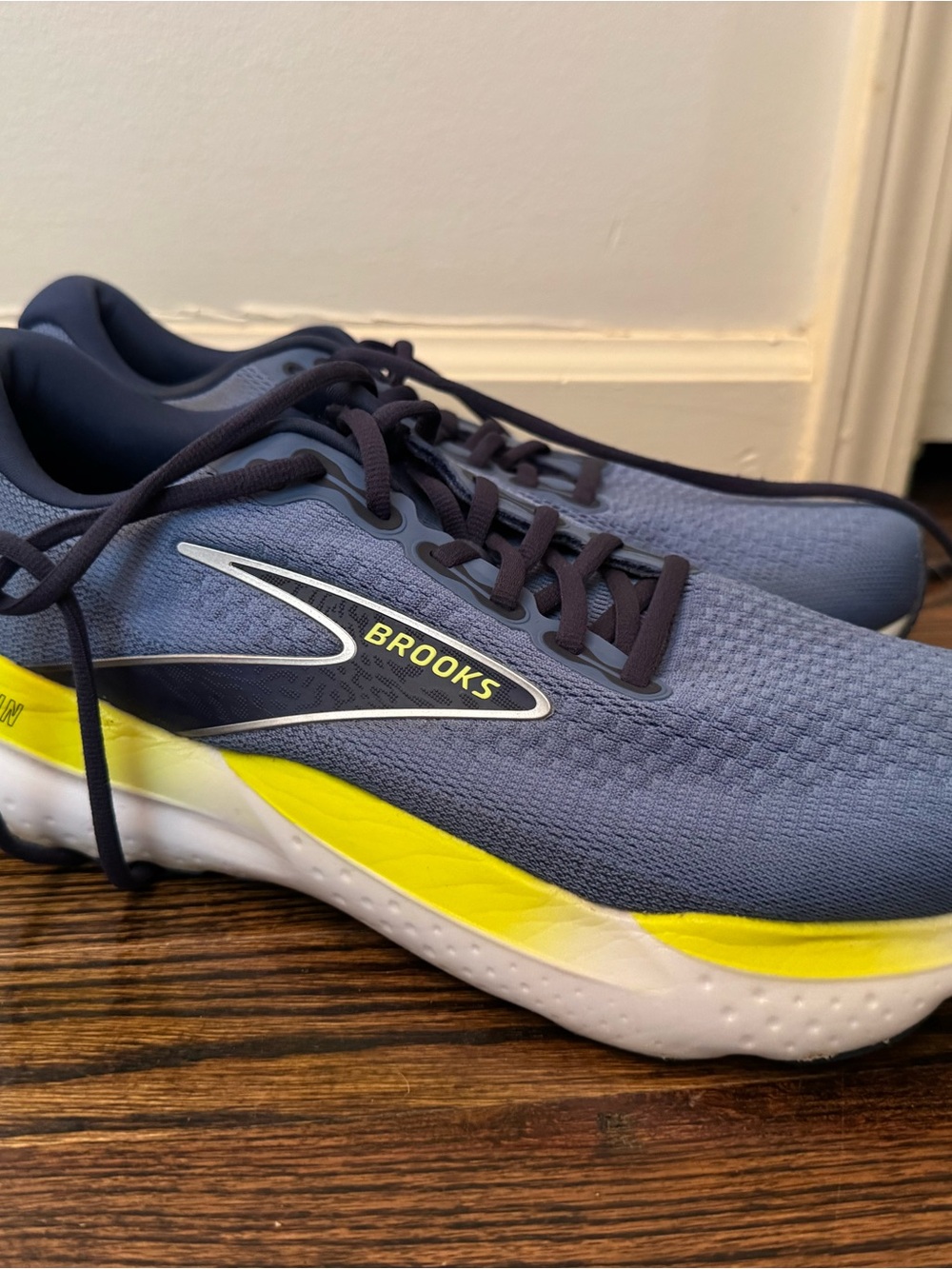 Brooks Men's Running Shoes in Blue and Yellow